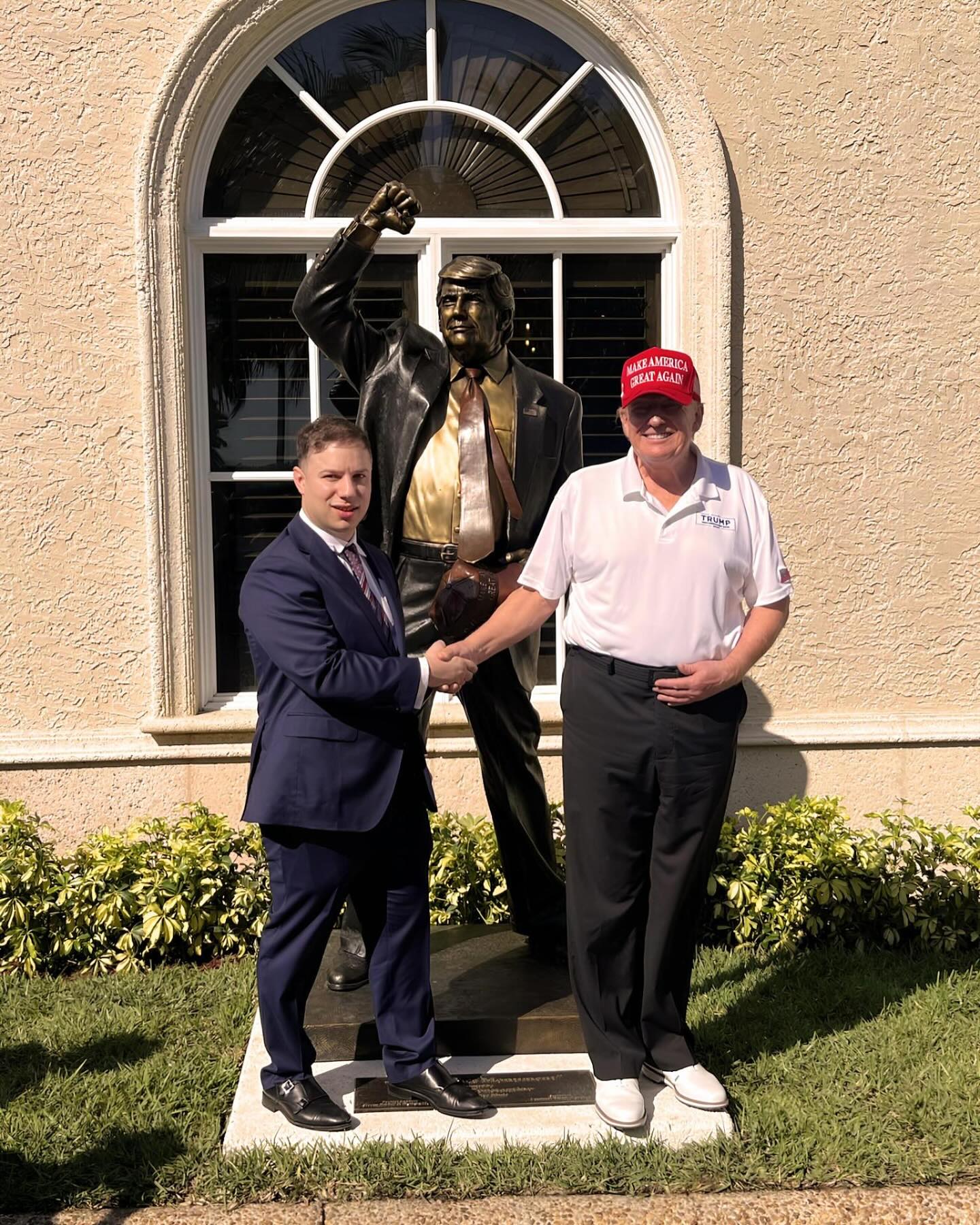 Constantino with Trump