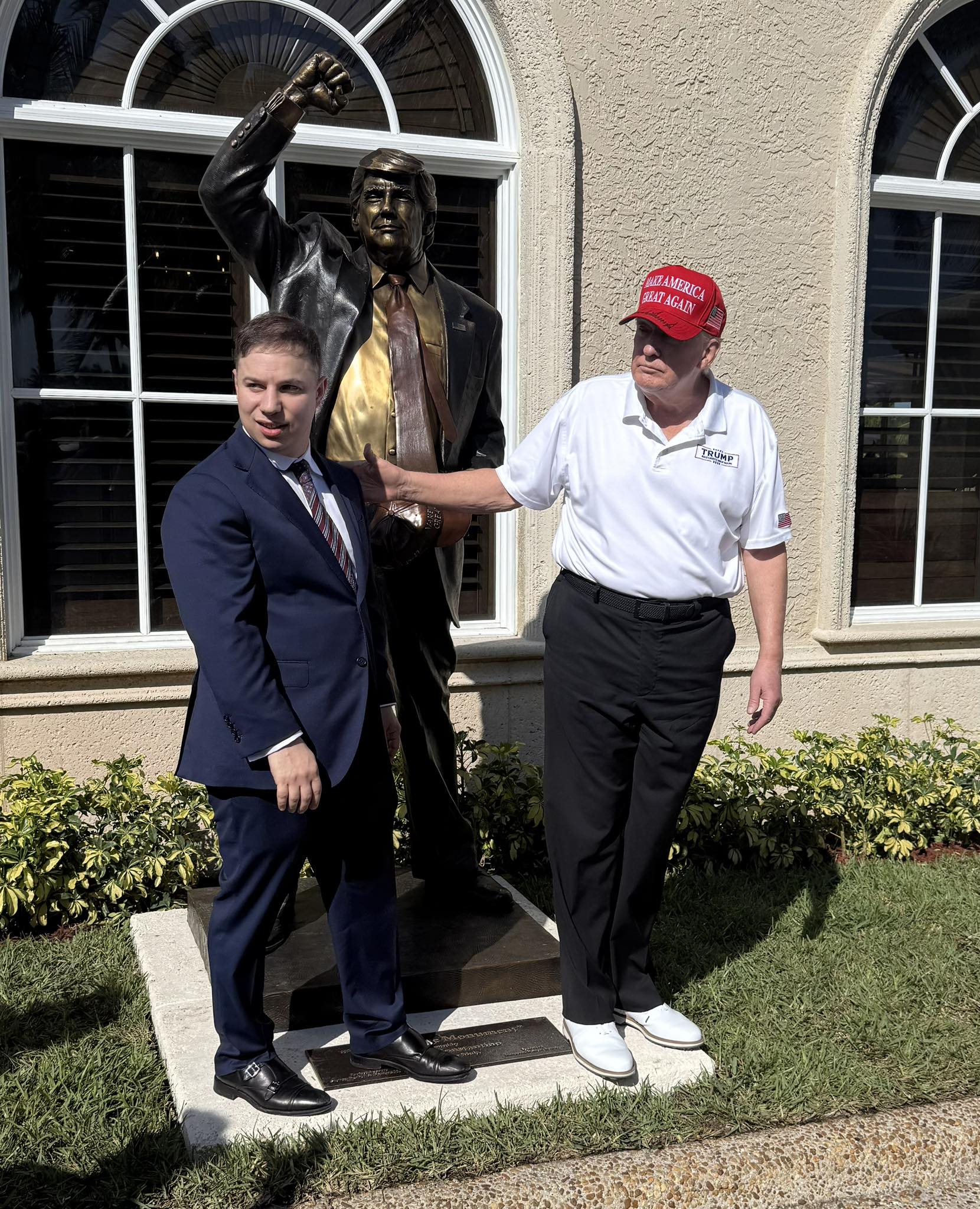 Anthony Constantino with President Donald Trump